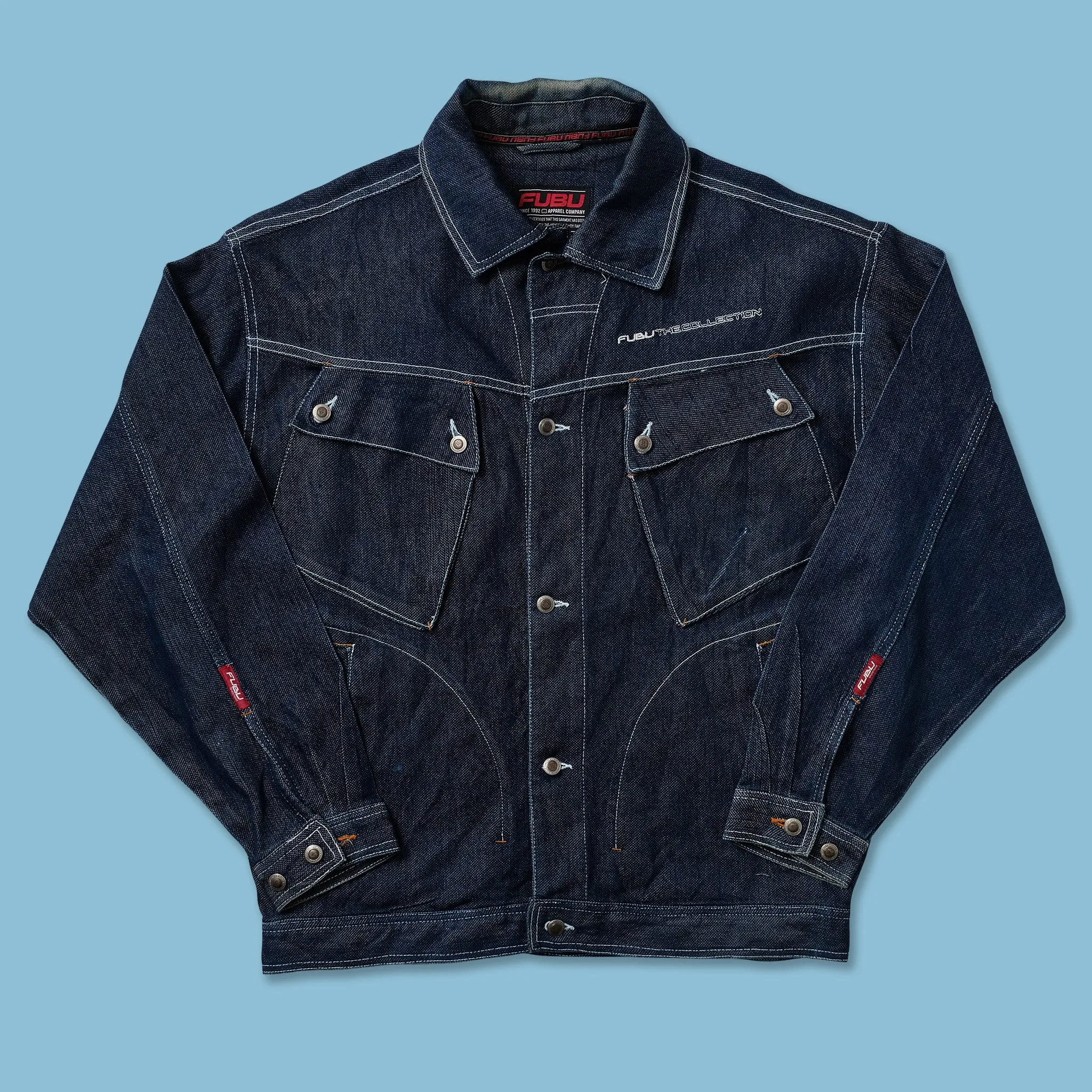 Y2K Fubu Denim Jacket XXL